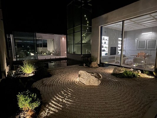 courtyard evening