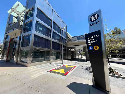 Grand Ave Bunker Hill Station