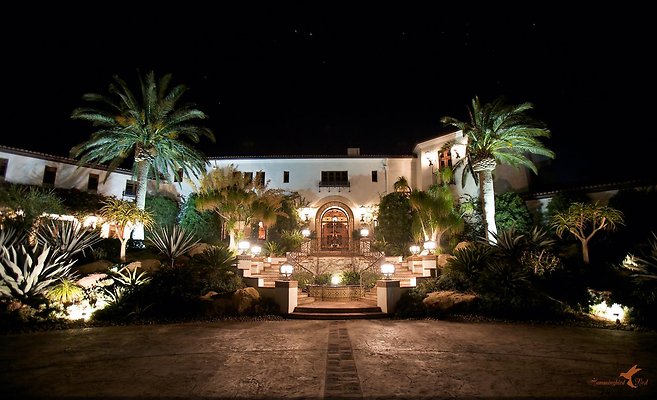 Villa 04 Front Exterior Night Villa 04 Front Exterior Night