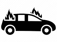 CAR FIRE ROAD